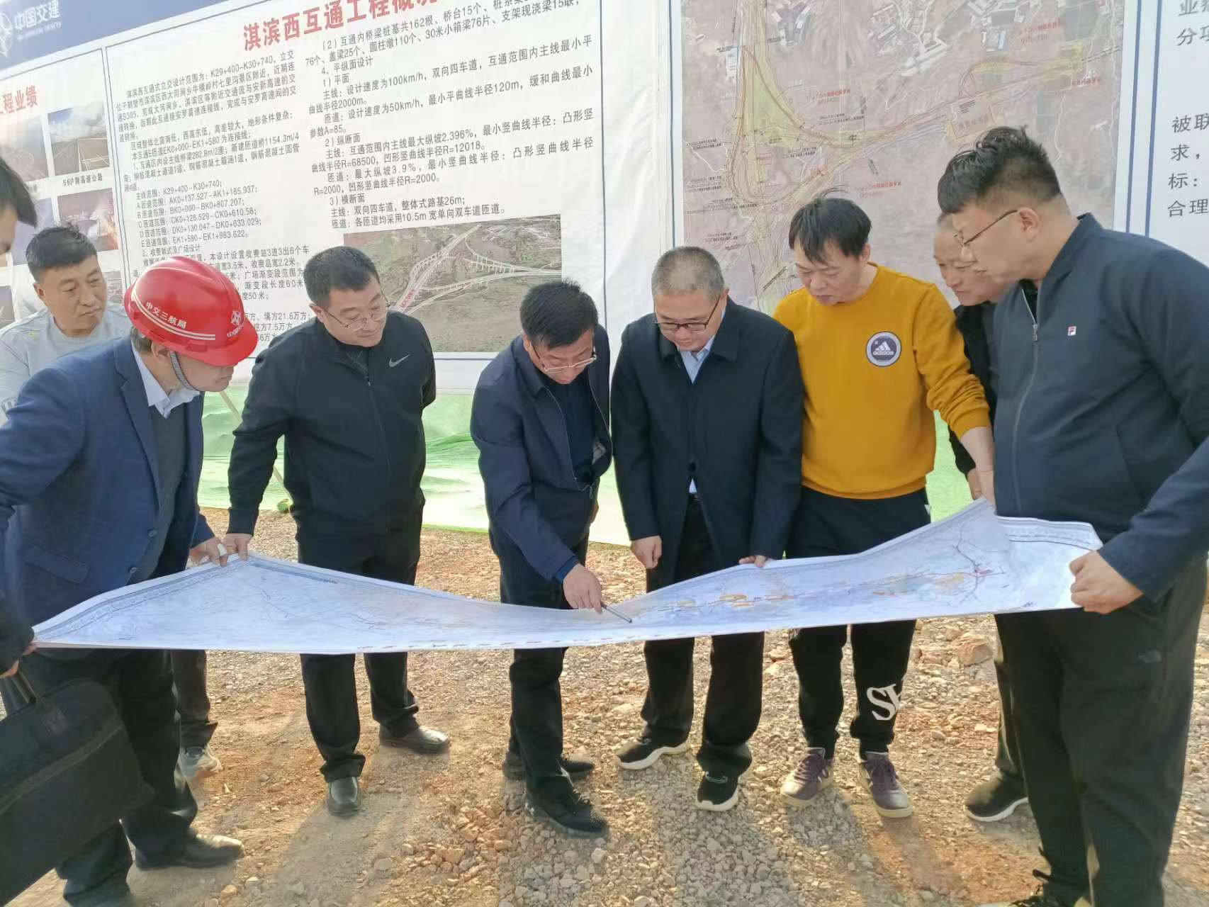 市交通运输局督导安新高速鹤壁段项目建设